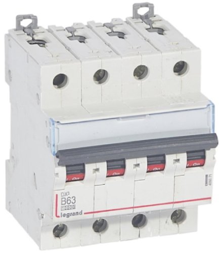 Выключатель автоматический Legrand DX3-E 10000 4п 63А B 16кА фото Выключатель автоматический Legrand DX3-E 10000 4п 63А B 16кА картинка